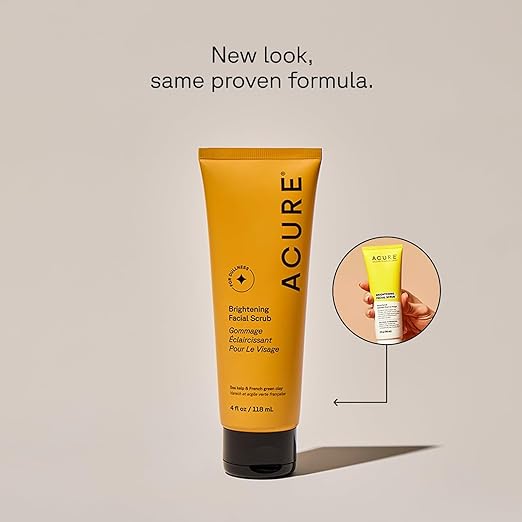 ACURE Brightening Facial Scrub 118ml - ZM Cosmetics