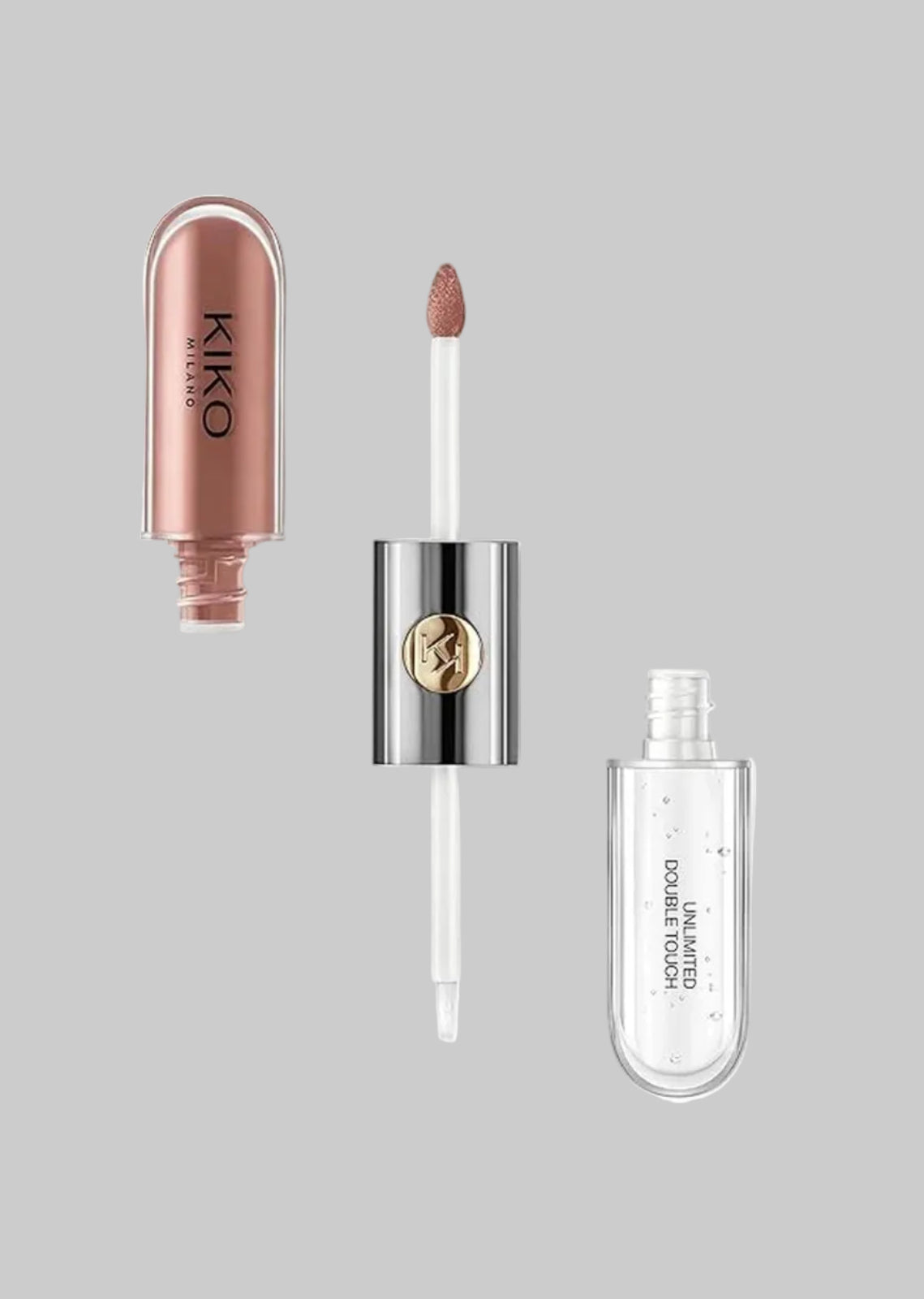 KIKO Natural Rose 6ml Liquid Lipstick Unlimited Double Touch ( 103 ) - ZM Cosmetics