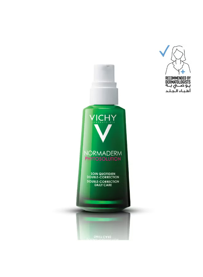 Vichy Normaderm Phytosolution Double Correction Daily Care Moisturiser For Oily & Acne Prone Skin With Salicylic Acid 50ml - ZM Cosmetics