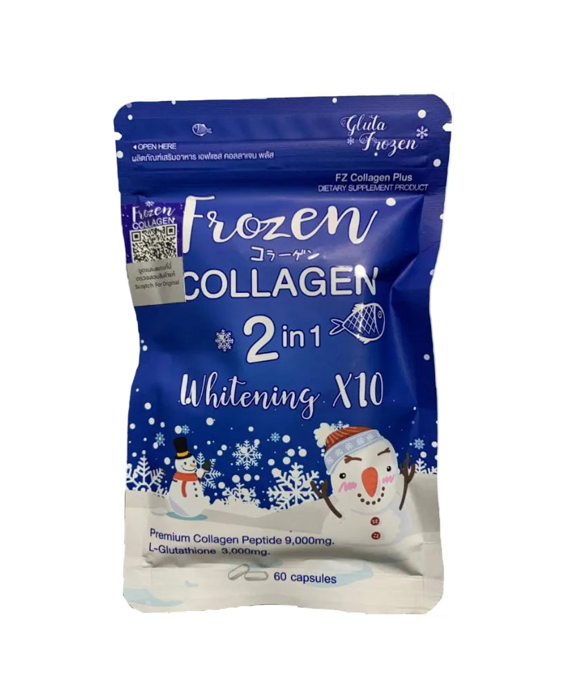 Frozen Collagen gluta 2 in 1 whitening x10 - ZM Cosmetics