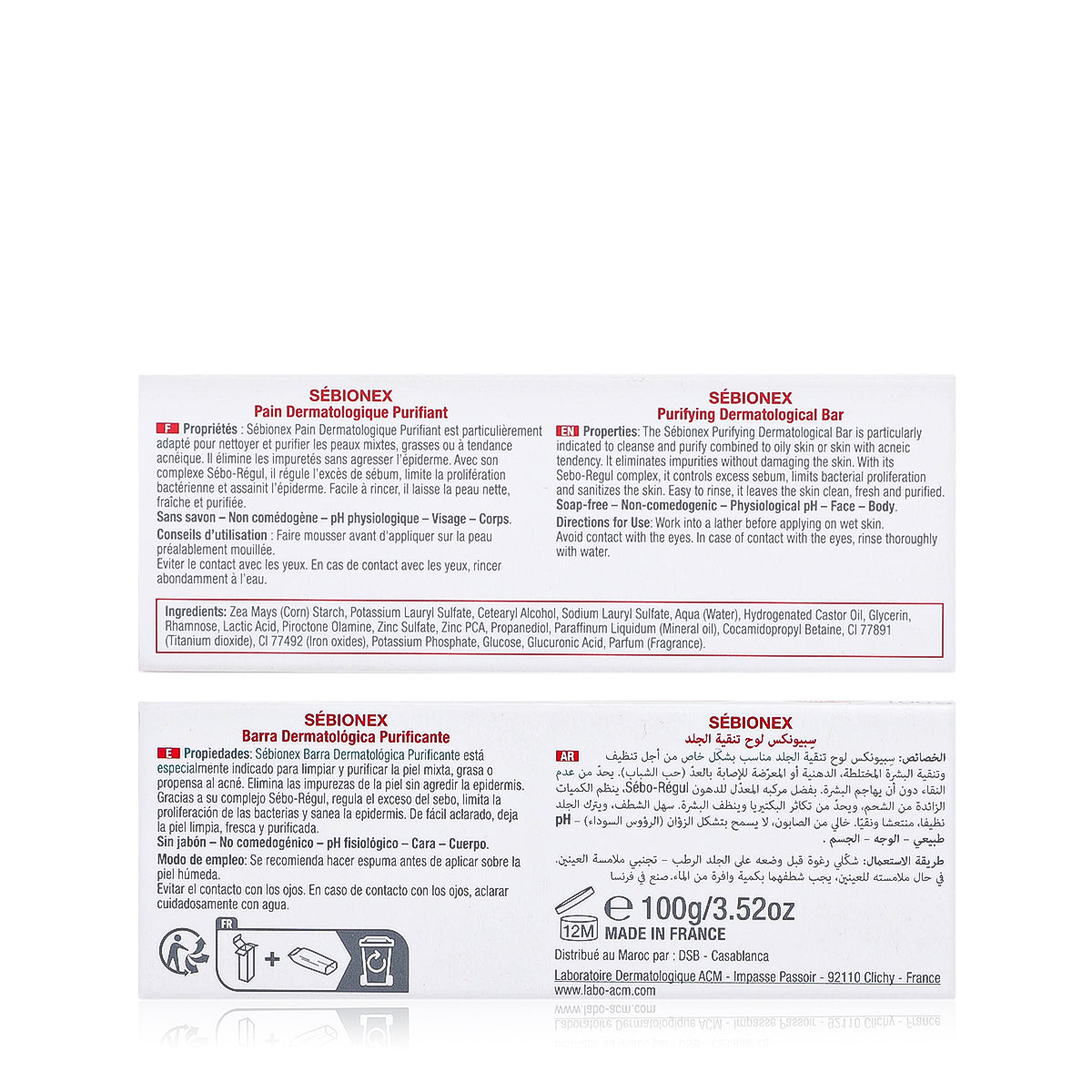 ACM SEBIONEX PURIFYING BAR - ZM Cosmetics