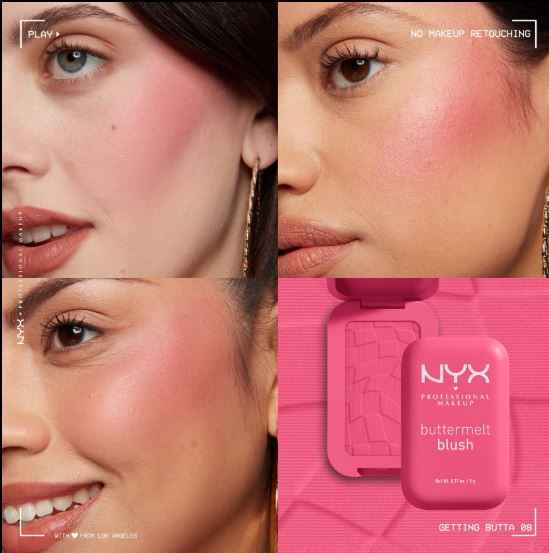 NYX Professional Makeup Buttermelt Powder Blush - BMBL08 Getting Butta