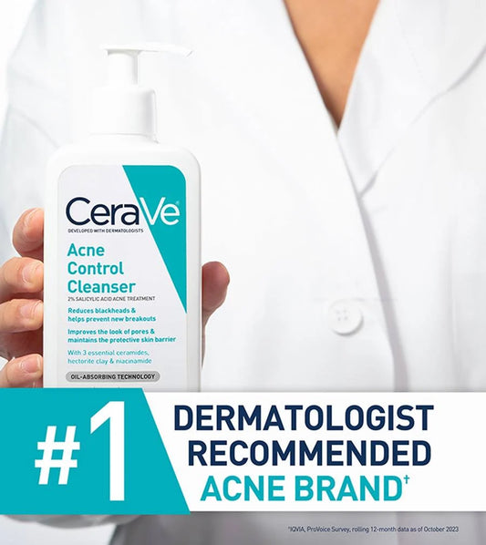 CeraVe Acne Control Cleanser with Salicyclic Acid 237ml - ZM Cosmetics