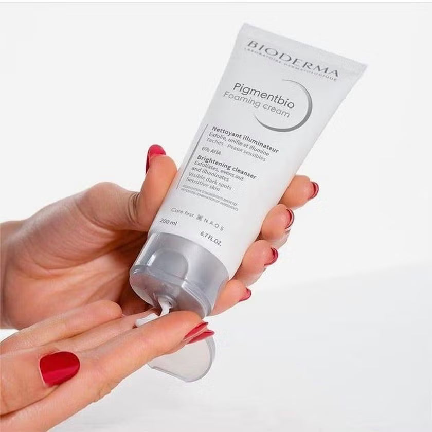 BioDerma Pigmentbio Foaming Cream Brightening Exfoliating Cleanser - ZM Cosmetics