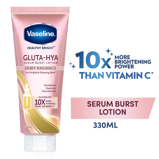 VASELINE GLUTA-HYA SERUM LOTION: DEWY RADIANCE 330ML - ZM Cosmetics