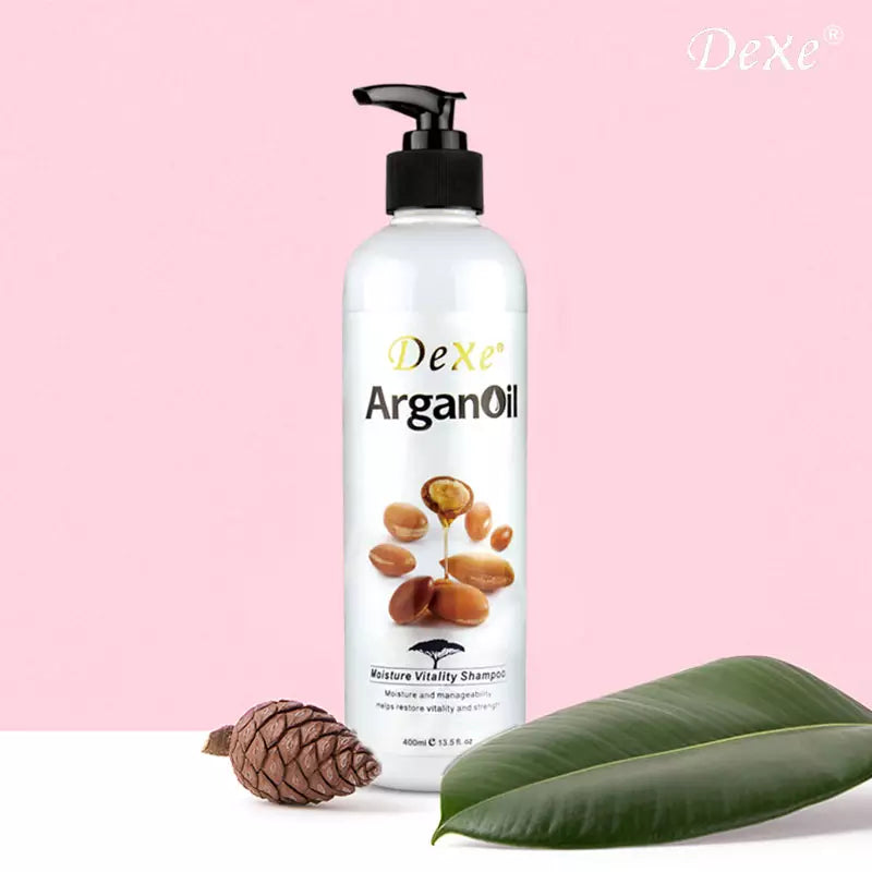 Dexe Argan Oil From Morocco Moisture Vitality Shampoo 400ml - ZM Cosmetics