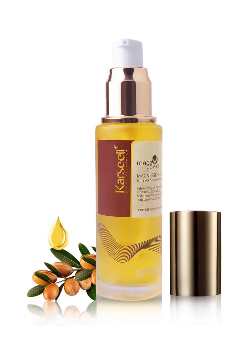 Argan Oil Karseell Pure Moroccan Oil Essential Oils Hair Serum Conditioner for Hair Skin and Nails Treatment Rich in Anti-Aging Vitamin - ZM Cosmetics