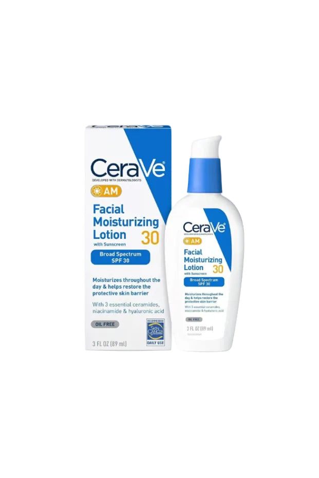 CeraVe  AM Moisturizing Face Lotion with SPF 30, 89 ml - ZM Cosmetics