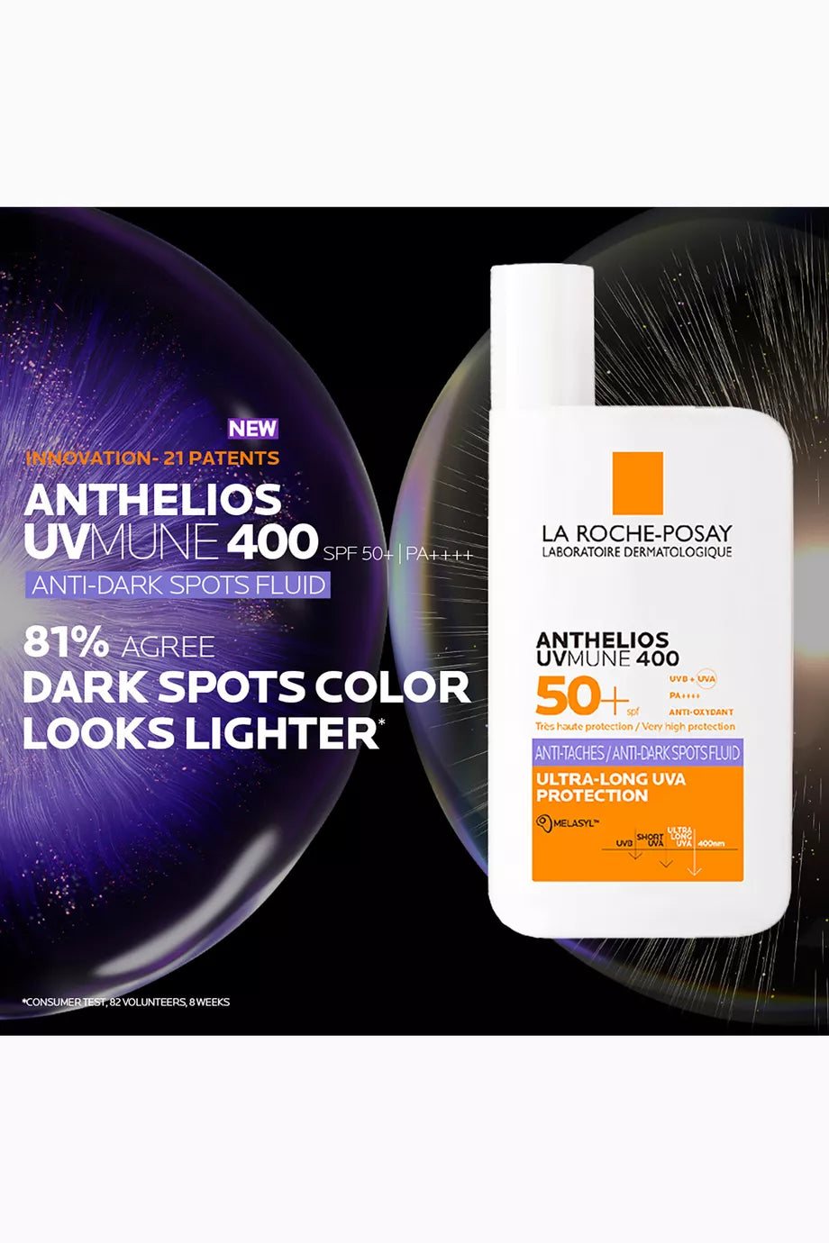 La Roche-Posay’s  Anthelios Oil Control Fluid SPF50+ for Oily Blemish-Prone Skin, 50ml
