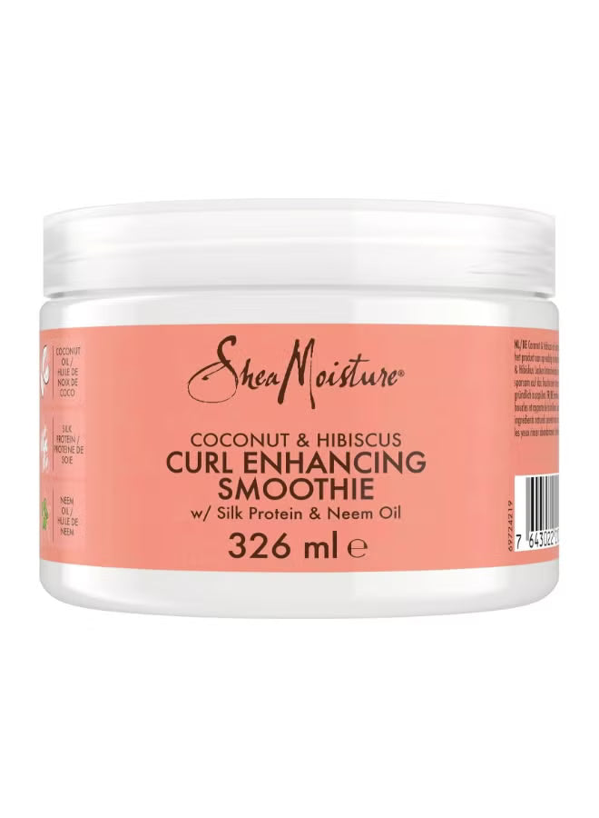 Shea Moisture Coconut and Hibiscus Curl Enhancing Smoothie 326ml - ZM Cosmetics