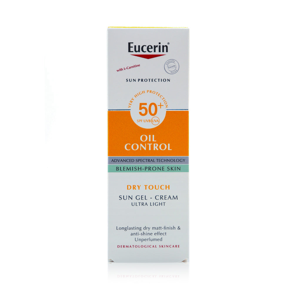 Eucerin sunblock 50+ for oily skin control - ZM Cosmetics