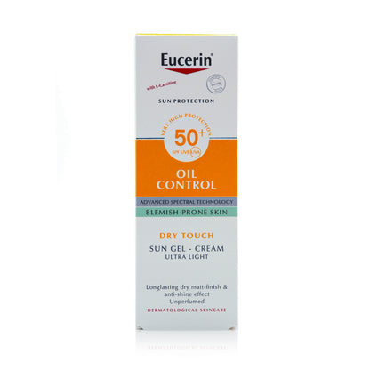 Eucerin sunblock 50+ for oily skin control - ZM Cosmetics