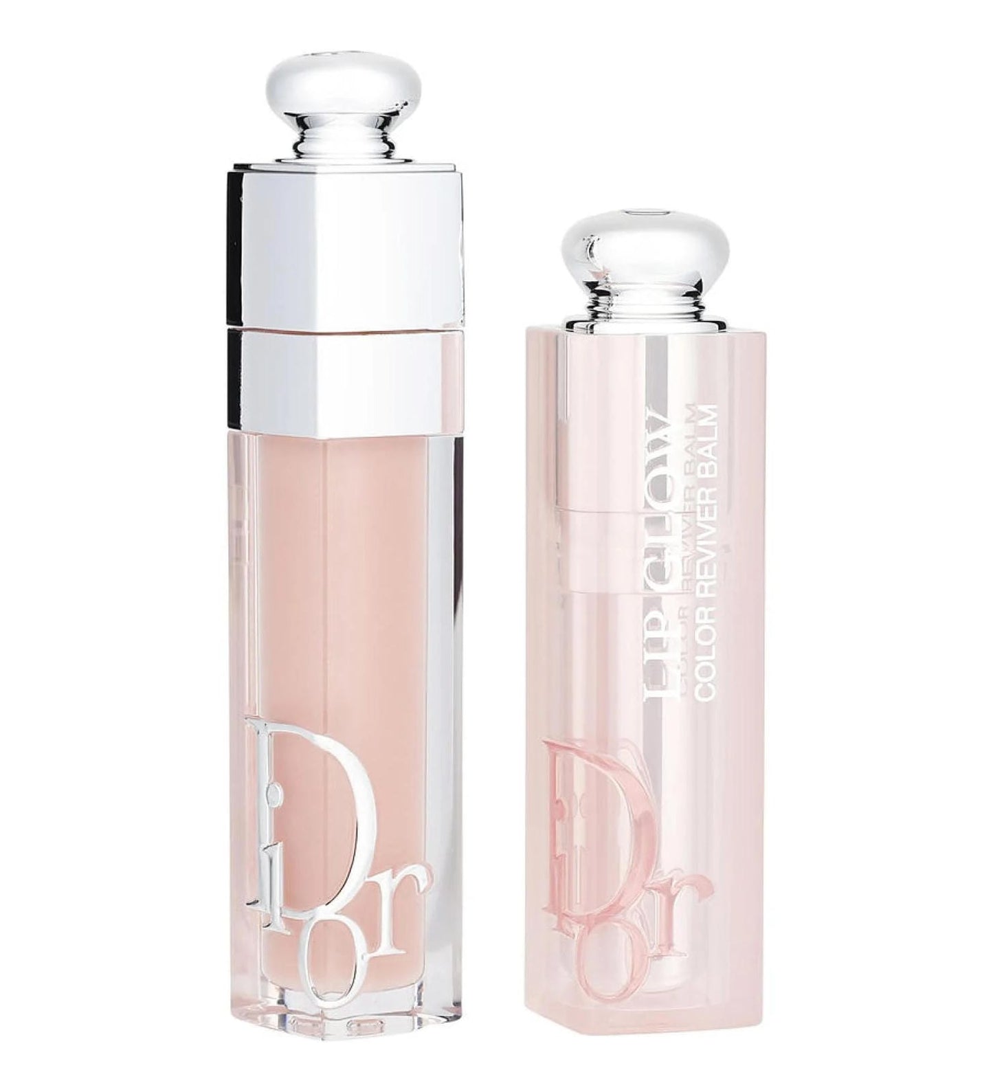Dior Addict Lip (Glow - Maximizer) Reviver Duo 001Pink Lipstick Plump Gloss Balm