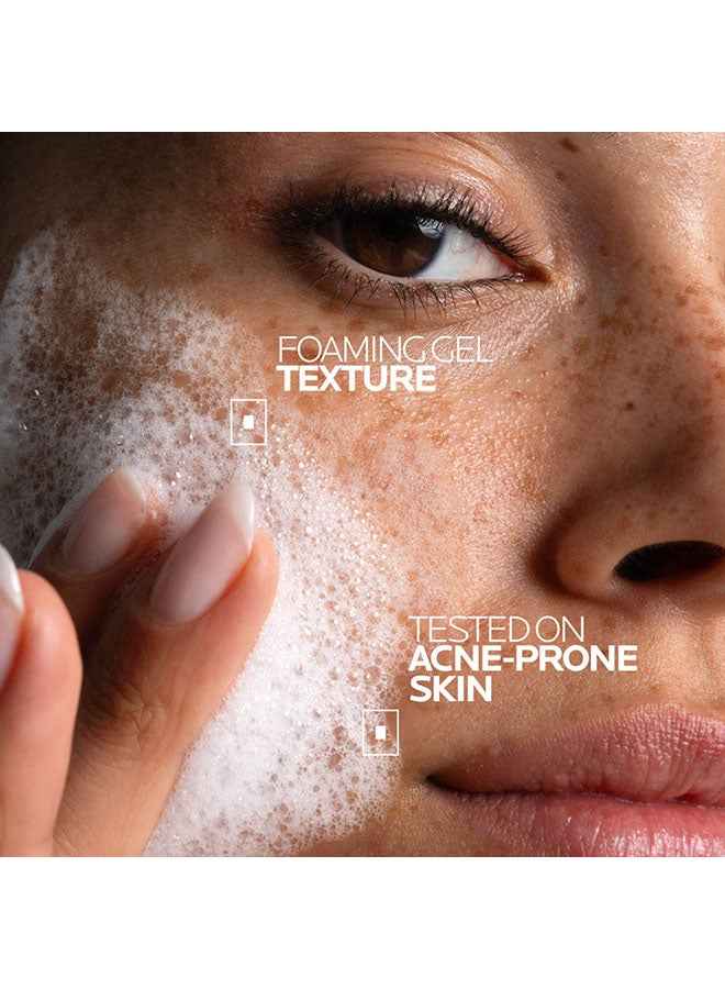 Effaclar Purifying Foaming Gel Cleanser; Acne Face Wash For Women/Men; Dermatologically-Tested Skincare Treatment For Oily & Sensitive Skin 400ml