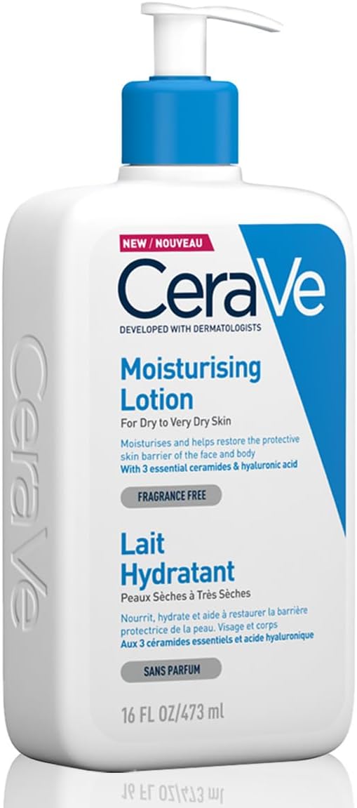 Cerave Moisturizing Lotion for Normal to Dry Skin with Hyaluronic Acid 473ml - ZM Cosmetics