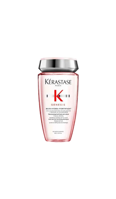 Kérastase Genesis Bain Hydra-Fortifiant, Anti-Hair Fall Nourishing & Fortifying Shampoo, For Weakened Hair, With Ginger Root & Edelweiss Flower
