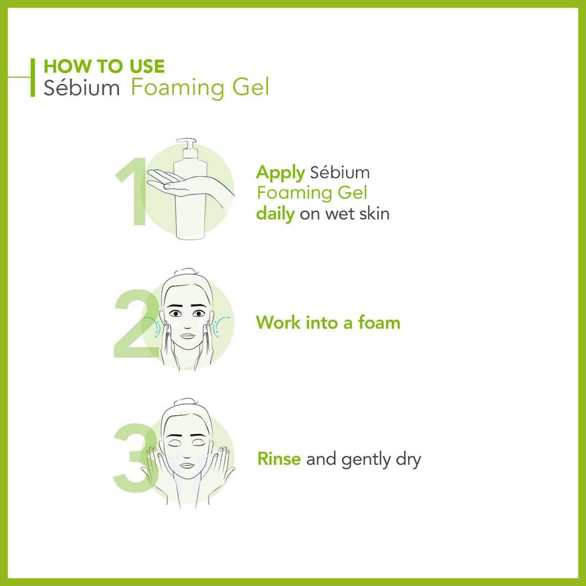 Sebium Purifying Cleansing Foaming Gel by for Unisex - ZM Cosmetics