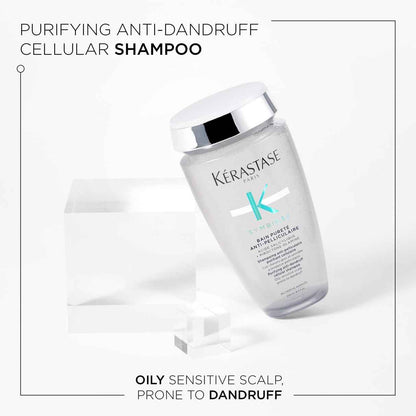 Kérastase Symbiose Anti-Dandruff Shampoo for Oily Scalp | Purifying Shampoo for Flakes and Scalp Comfort | 250ml