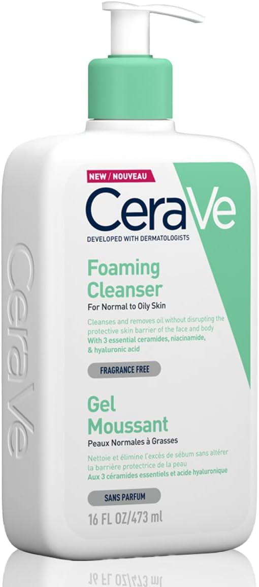 CeraVe Foaming Cleanser for Normal to Oily Skin - ZM Cosmetics