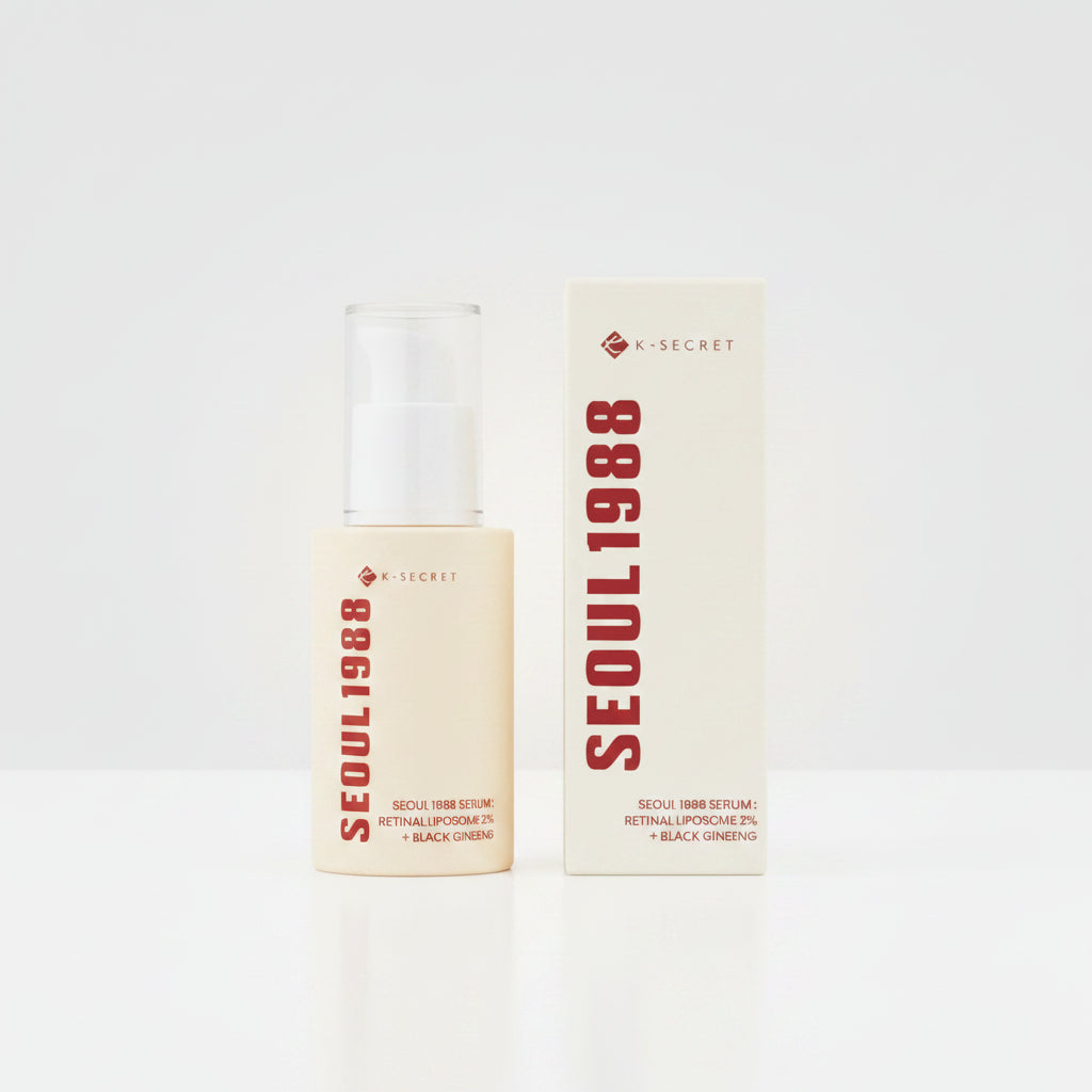KSECRET SEOUL 1988 Retinal Liposome 2% + Black Ginseng 30ml - ZM Cosmetics