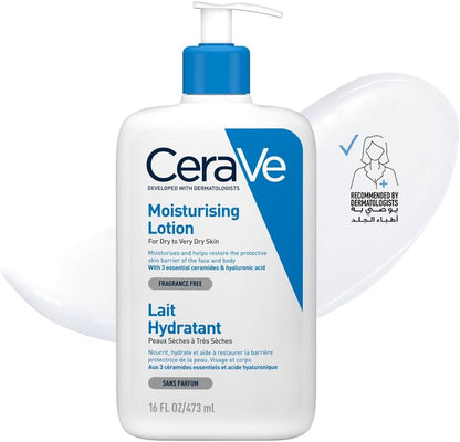 Cerave Moisturizing Lotion for Normal to Dry Skin with Hyaluronic Acid 473ml