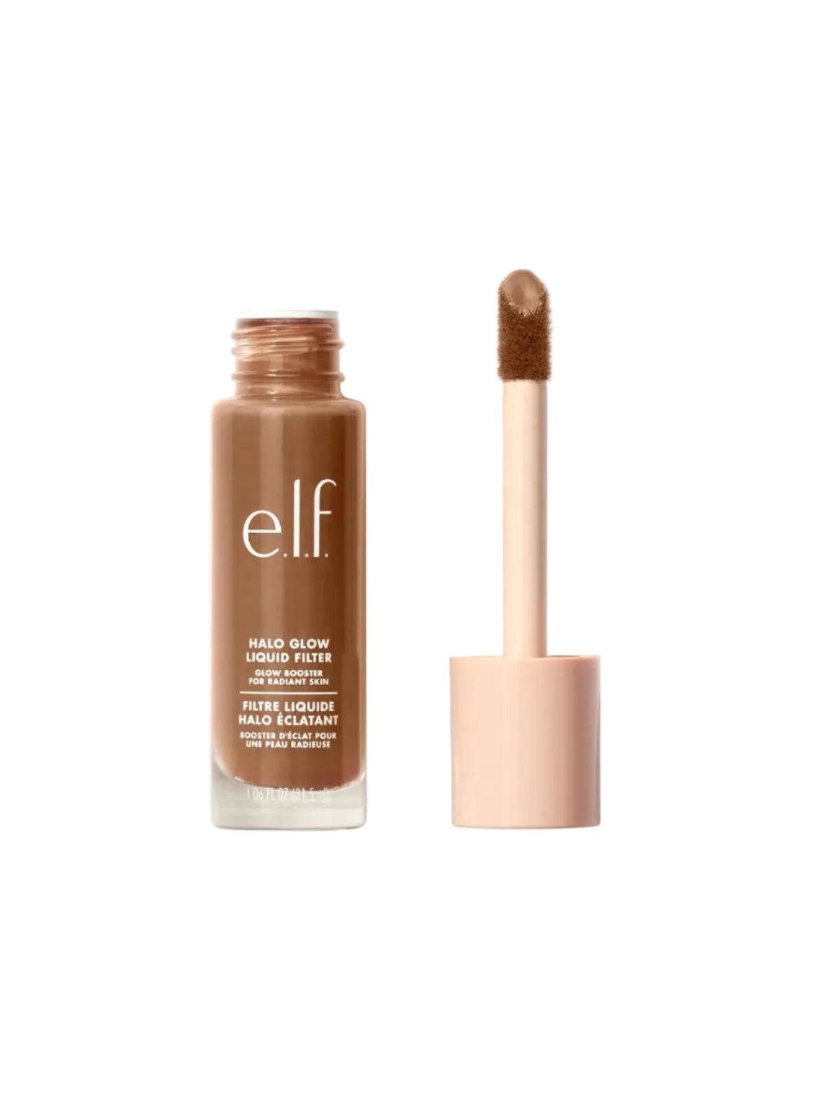 e.l.f. Halo Glow Liquid Filter, Complexion Booster For A Glowing, Soft-Focus Look, Infused With Hyaluronic Acid, Vegan & Cruelty-Free, 6 Tan/Deep - ZM Cosmetics