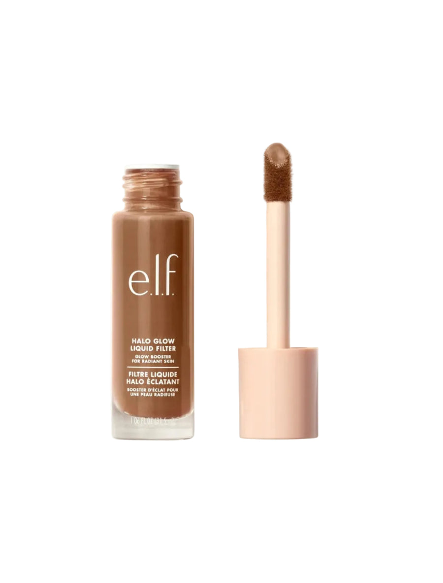 e.l.f. Halo Glow Liquid Filter, Complexion Booster For A Glowing, Soft-Focus Look, Infused With Hyaluronic Acid, Vegan & Cruelty-Free, 6 Tan/Deep - ZM Cosmetics