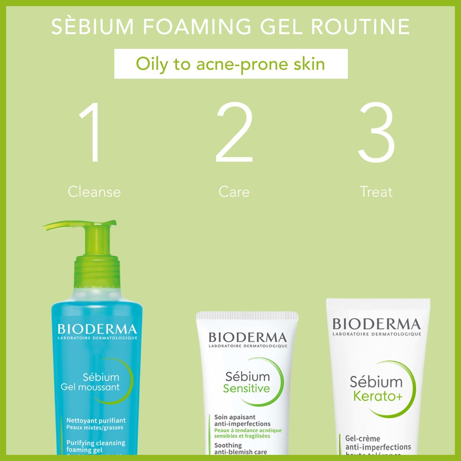 Sebium Purifying Cleansing Foaming Gel by for Unisex - ZM Cosmetics