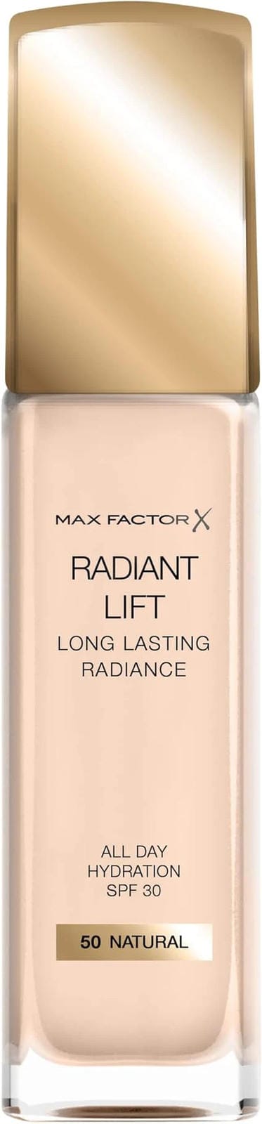 Max Factor Radiant Lift Foundation, 055 Golden Natural, 30 ml - ZM Cosmetics