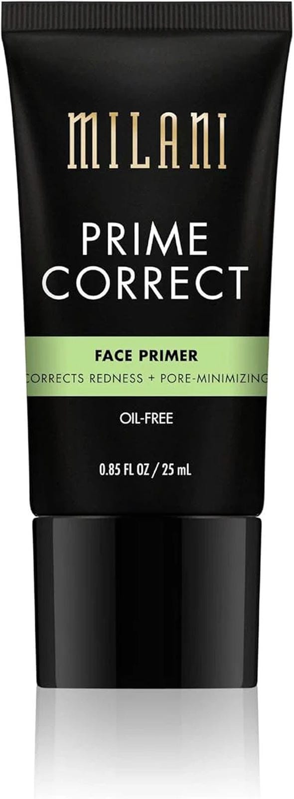 Milani Prime Correct Face Primer - Corrects Redness + Pore-Minimizing (0.85 Fl. Oz.) Vegan, Cruelty-Free Face Makeup Primer to Color Correct Skin & Reduce Appearance of Pores - ZM Cosmetics