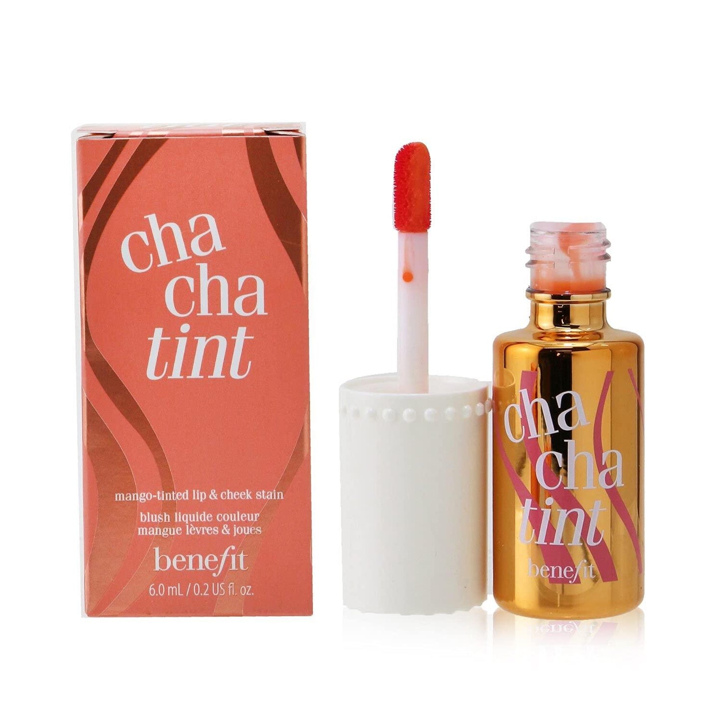 Benefit Cha Cha Tint Mango Lip and Cheek Stain - Mango 6ml - ZM Cosmetics