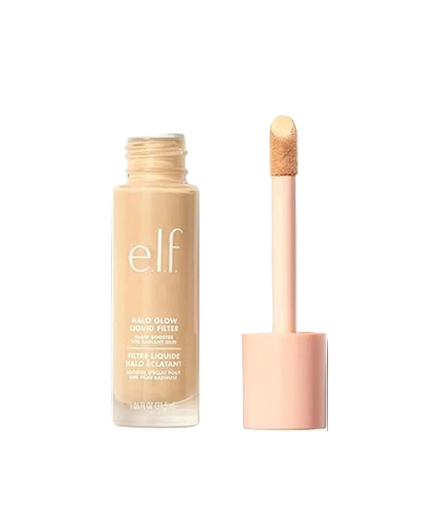 e.l.f. Halo Glow Liquid Filter, Complexion Booster For A Glowing, Soft Focus Look, Infused With Hyaluronic Acid, Vegan & Cruelty-Free, 0.5 Fair - ZM Cosmetics