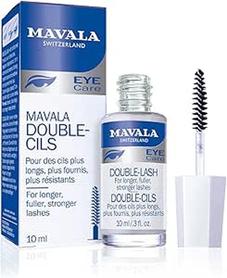 Mavala Switzerland Double Lash Eye Care Serum for Stronger and Thicker Eye Lashes, 10 ml - ZM Cosmetics