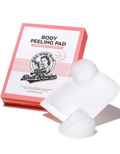 Mom’s Bath Recipe Body Peeling Pad Trouble Care (8 Sheets) - ZM Cosmetics