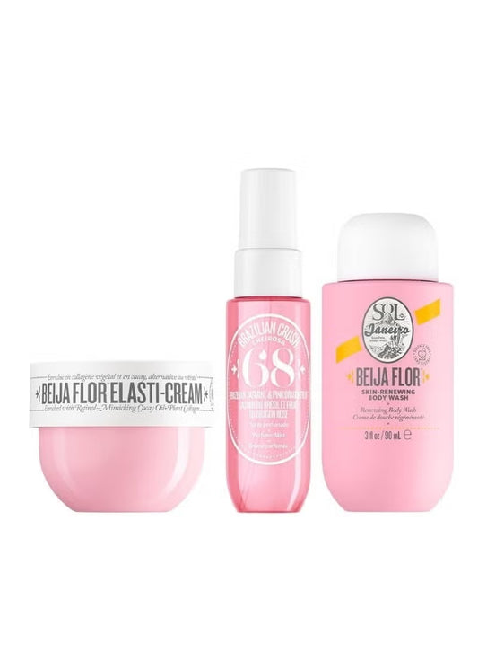 Sol de Janeiro Beija Flor Gift Set for Women 170ml – Luxury Fragrance & Body Care Collection,Premium Beauty Gift Box with Perfume, Body Mist & Self Care Essentials