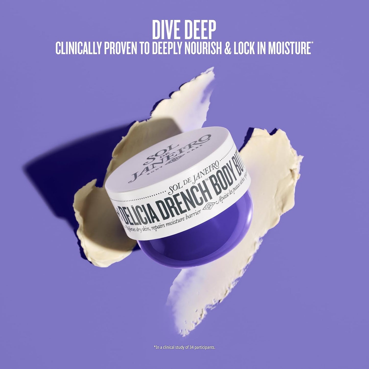 Sol de Janeiro Delícia Drench Body Butter for Intense Moisture and Skin Barrier Repair - ZM Cosmetics