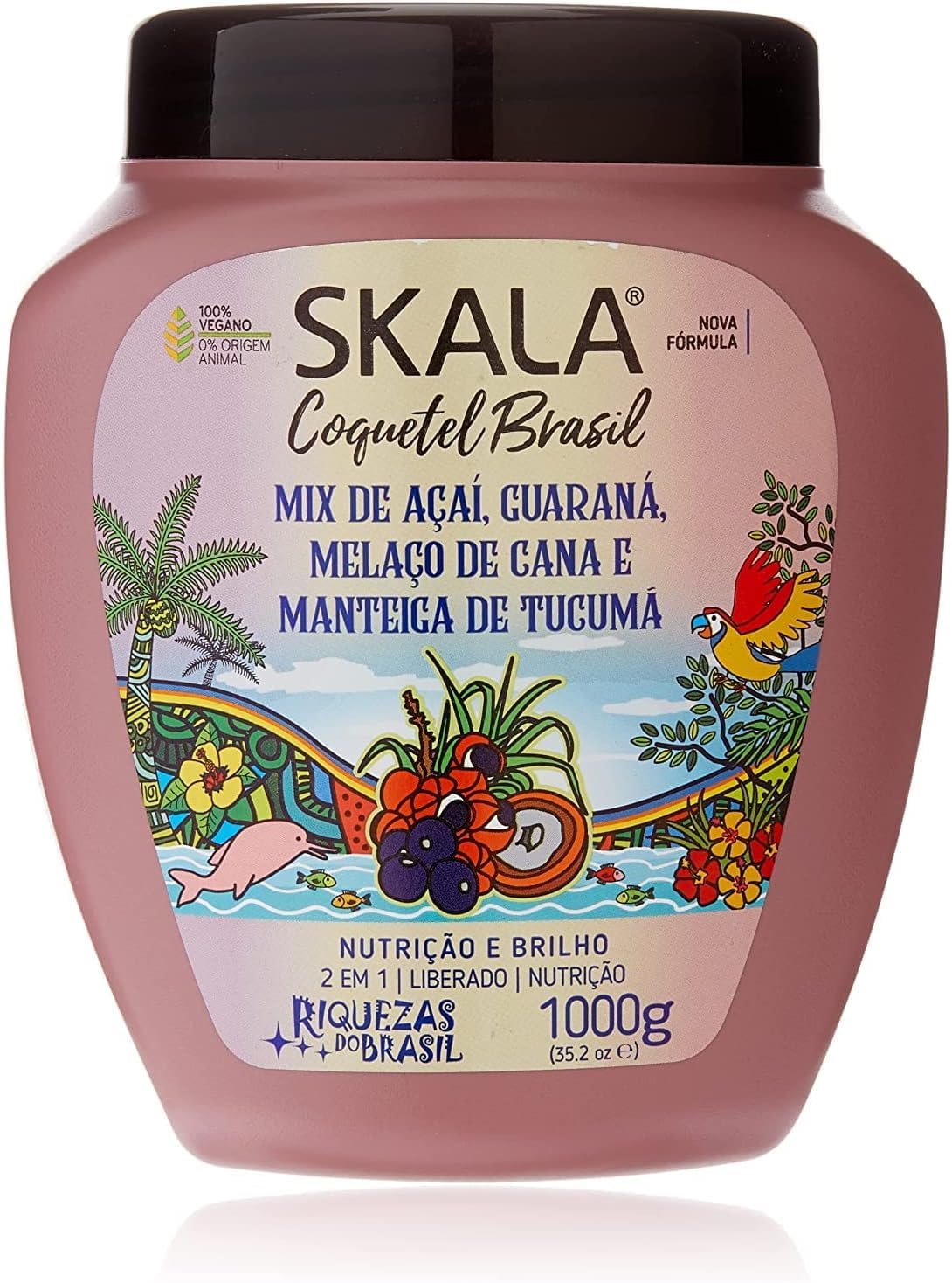 SKALA Hair Treatment Cream 1000G (COQUETEL BRASIL), MIXED, 35.27 Ounce - ZM Cosmetics