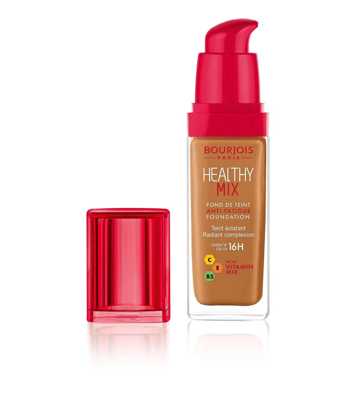 Bourjois Healthy Mix Anti-Fatigue Medium coverage Liquid Foundation 59 Amber 30ml - ZM Cosmetics