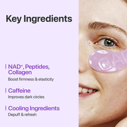 numbuzin No.9 Eye Patches | NAD+ Collagen Under Eye Patches