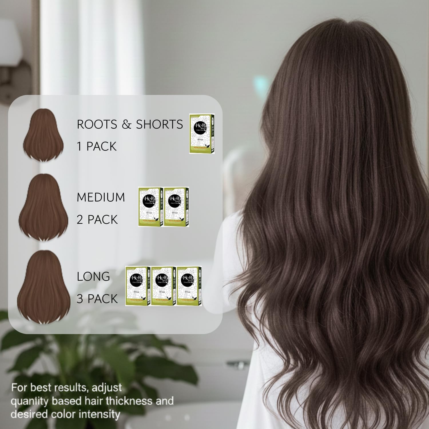 Herb Speedy PPD Free Hair Dye, Ammonia Free Hair Color Soft Black Contains Sun Protection Odorless No more Eye and/or Scalp Irritations From Coloring For Sensitive Scalp - ZM Cosmetics