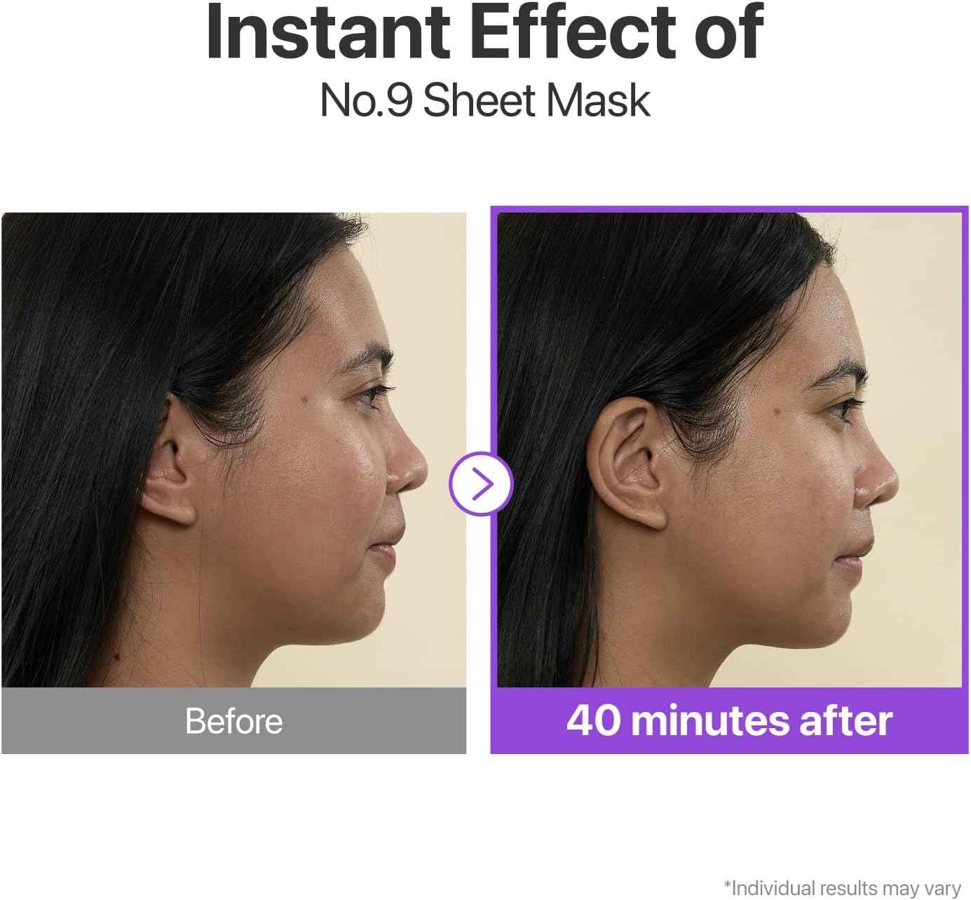 numbuzin No.9 Sheet Mask | NAD+ BIO Lifting-sil Full Face Mask