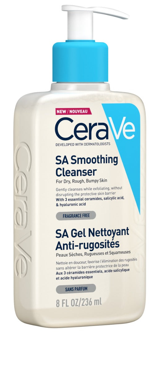 CeraVe SA Smoothing Cleanser for normal, dry and rough skin 236ml - ZM Cosmetics
