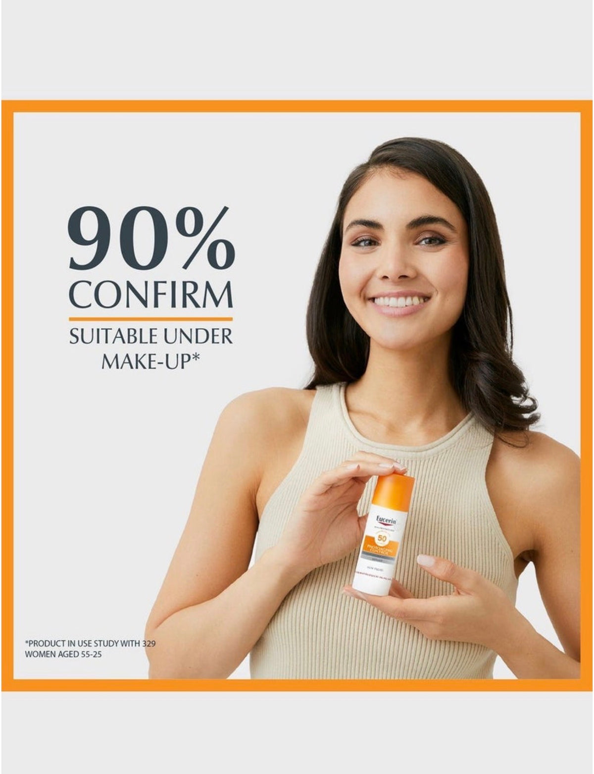 Eucerin sunblock 50+ for oily skin control - ZM Cosmetics