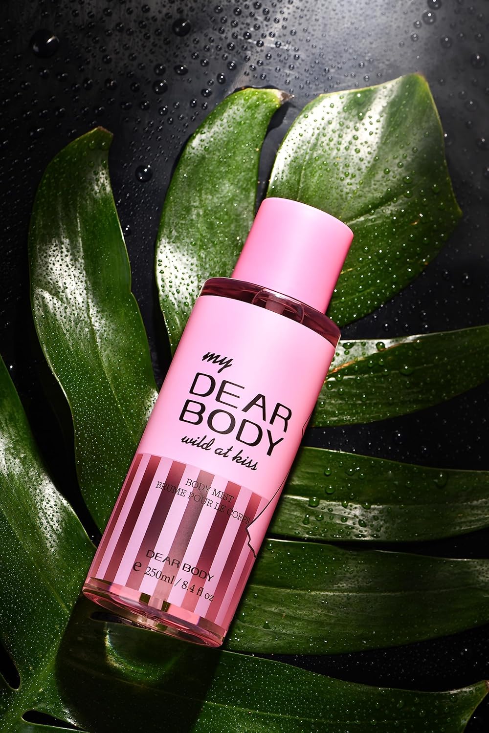 DEAR BODY Wild At Kiss Body Mist Brume Pour Le Corps - 250ml | Enjoy The Fab Freshness | Super Light & Subtle Mist - ZM Cosmetics