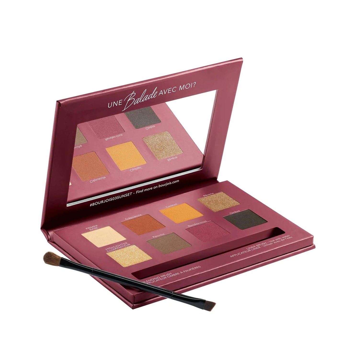 3 x Bourjois Paris 4 In 1 Eye Palette Quai De Seine 7.68g - 03 Sunset Edition - ZM Cosmetics