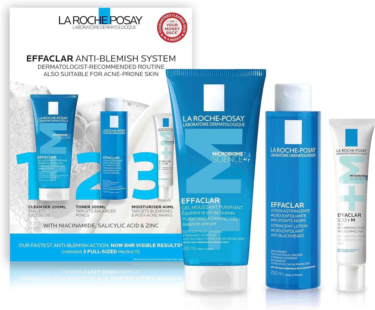 Effaclar La Roche-Posay 3-Step Anti-Imperfection System 440 ml