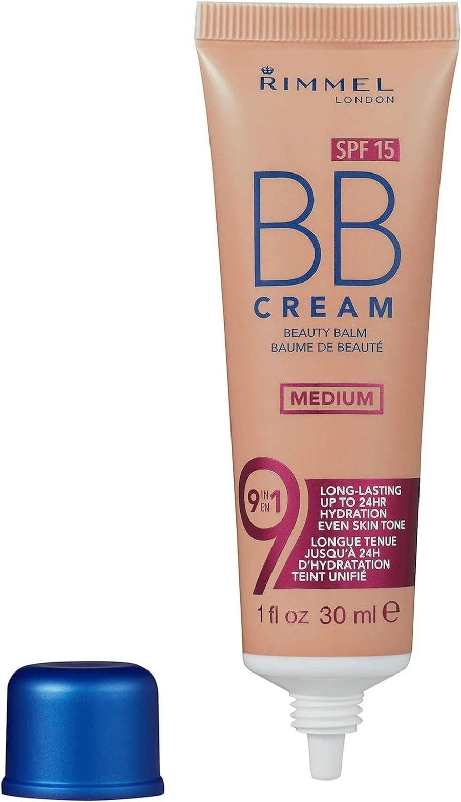 Rimmel London BB Cream 9-In-1 Beauty Balm SPF15 Medium 30ml - ZM Cosmetics