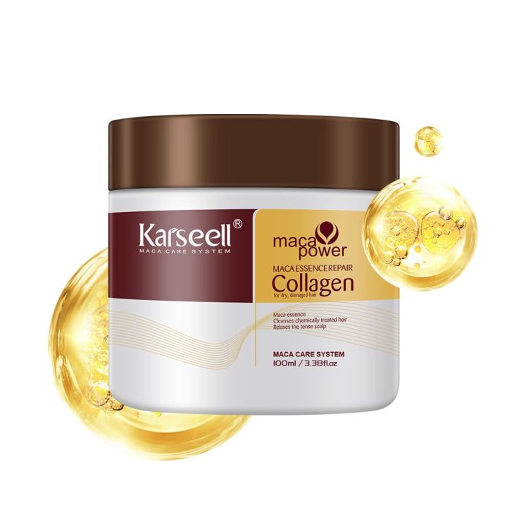 Karseell Collagen Maca Hair Treatment Deep Repair Conditioning, 500 Ml - ZM Cosmetics