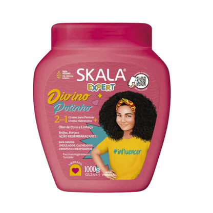 SKALA - Expert - Creme de Tratamento 2 em 1 Crespinho Divino 1 Kg - (Divine Little Curls 2 in 1 Treatment Cream - ZM Cosmetics