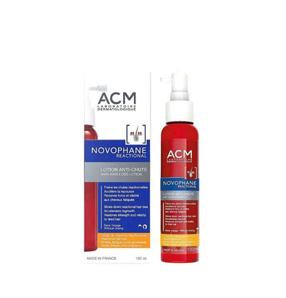 Acm Novophane Reactional Antihairloss Lotion, 100 ML, 100 ML, Helps reduce hair loss and strengthens hair follicles.